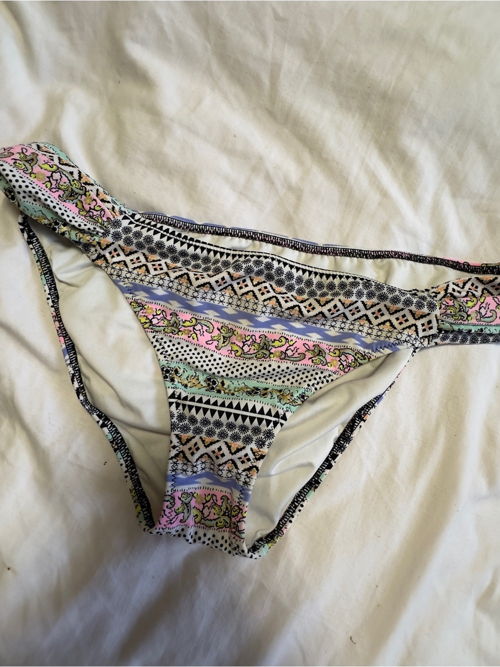 Victoria's Secret Pastel Multi-Print Bikini Bottoms